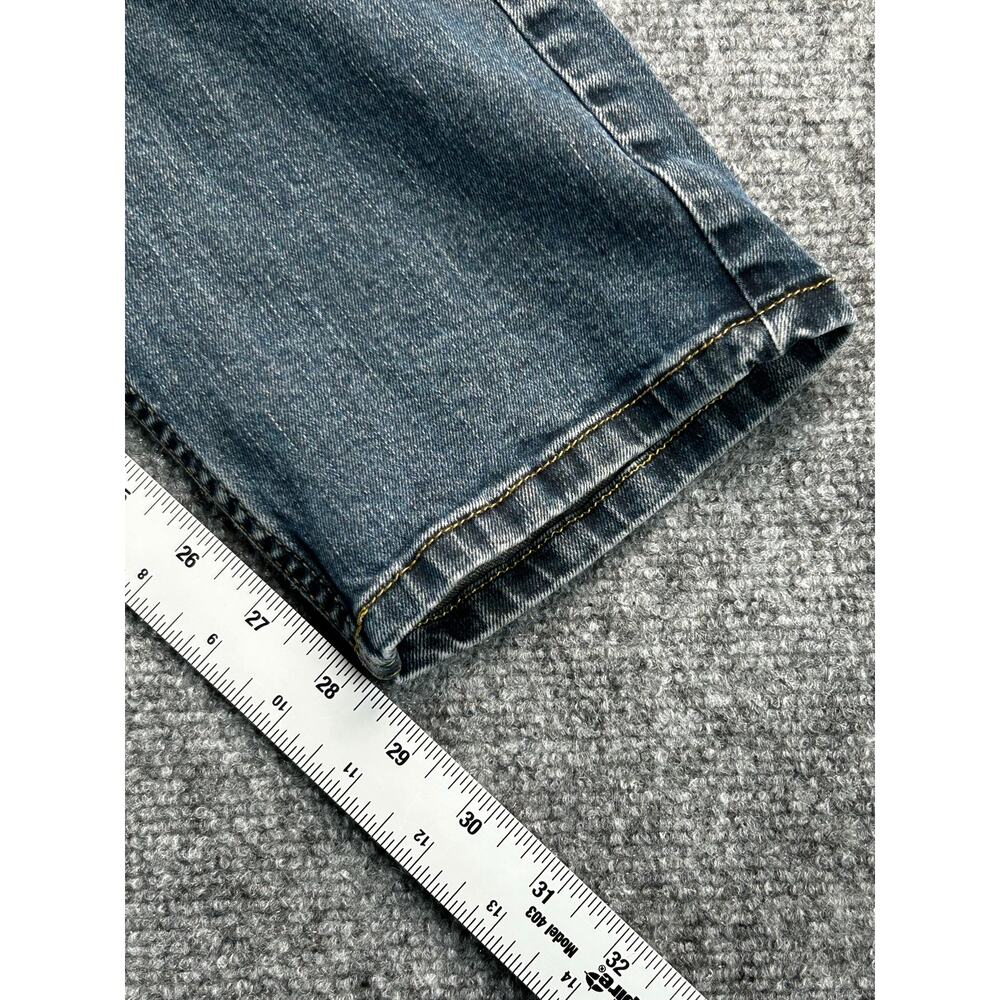 Wrangler Athletic Fit Jeans Men's 28x30 Dark Wash Stretch Straight Leg Denim - Picture 8 of 8